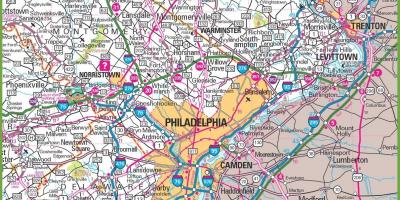 Филаделфија мапи