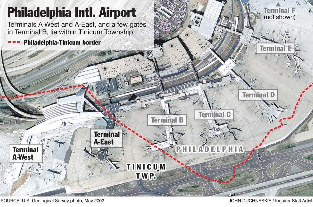 Терминал Филаделфија мапи