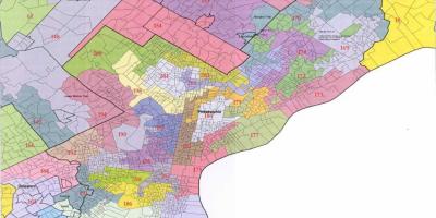 Савет Филаделфија област на мапи