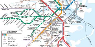Филаделфија јавног превоза мапи